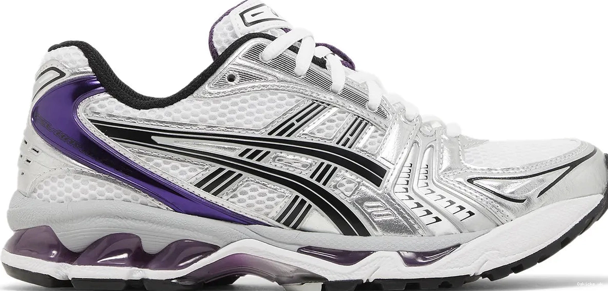 W Dark ASICS White Gel-Kayano Grape 14 0711